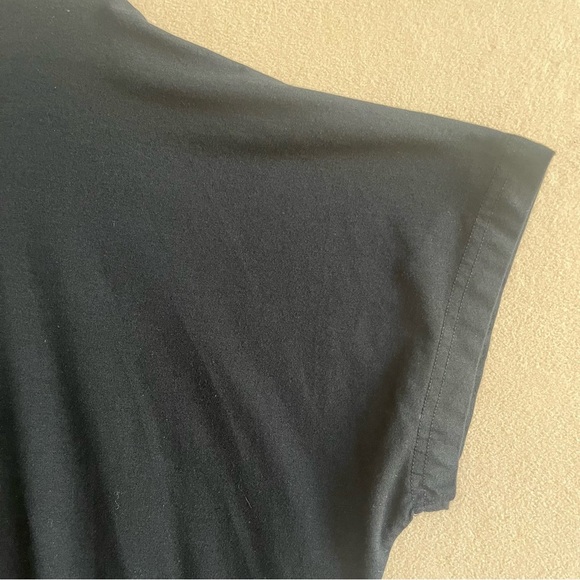 Bryn Walker Women’s Bamboo Lagom Oversized Relaxed Tunic Black Coastal Small - Picture 7 of 14